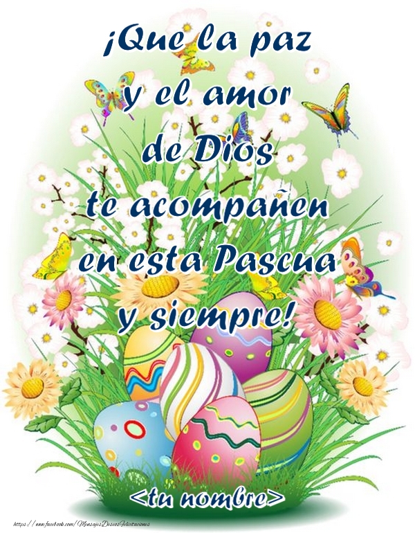 Felices Pascuas Crea Felicitaciones Personalizadas Con Nombre